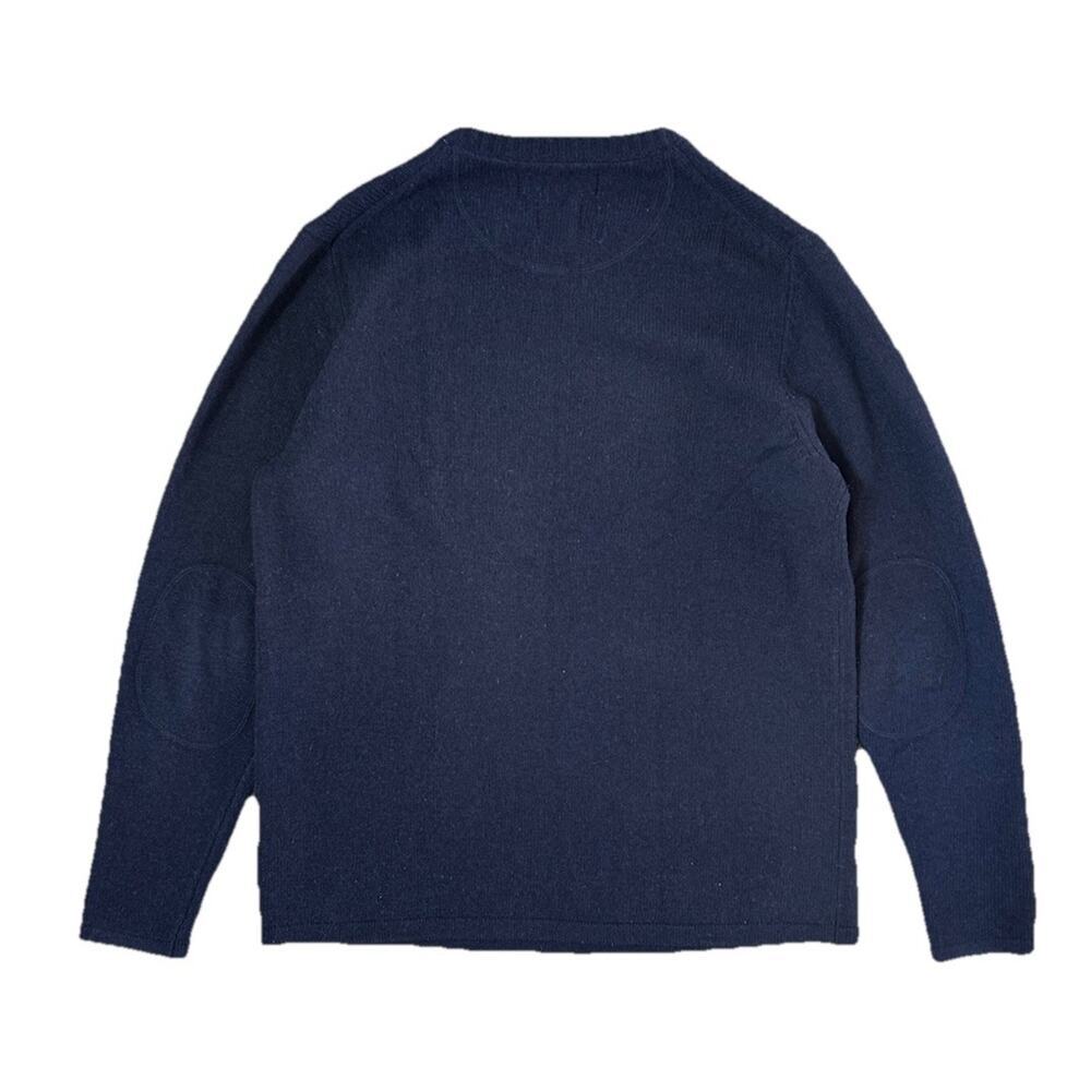 Coen Tokyo Japan Lambs Wool Knit Men’s Crewneck Sweater Navy Blue Size XL - Picture 7 of 7